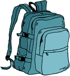 Versatile Hiking Backpack for Adventure Seekers PNG