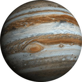 Majestic Gas Giant Planet of the Cosmos PNG