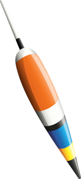 Colorful Fishing Bobber A Floating Guide PNG