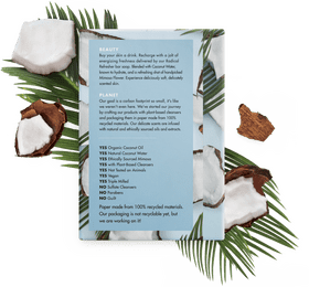 Natural Coconut Deodorant Refresh for a Greener Planet PNG