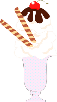 Delightful Ice Cream Sundae Treat PNG