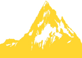 Majestic Yellow Mountain Peaks PNG