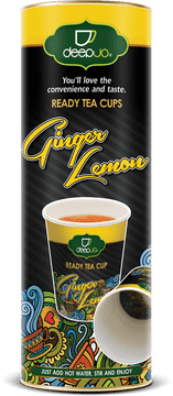 Ginger Lemon Ready Tea Cup Delight PNG