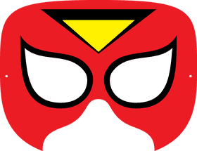 Fiery Avenger The Superhero of Justice PNG