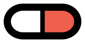 Dynamic Pill Design with Bold Colors PNG