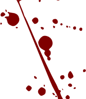 Bloodstains on a Dark Canvas PNG