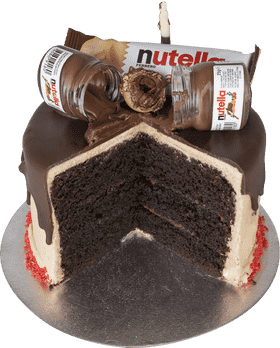 Decadent Chocolate Hazelnut Delight Cake PNG