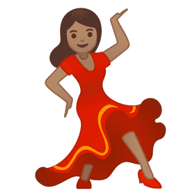 Vibrant Dance Moves in Scarlet Splendor PNG