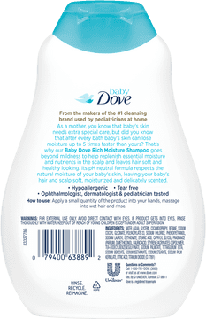 Gentle Baby Shampoo for Soft Moisturized Hair PNG