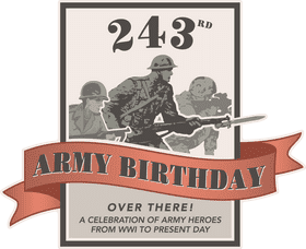 243rd Army Birthday Honoring Heroes Through the Ages PNG