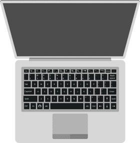 Modern Keyboard Design for Laptops PNG