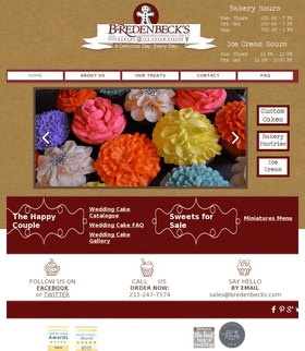 Bredenbeck's Bakery Sweet Creations for Every Celebration PNG