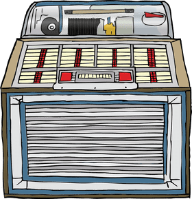 Vintage Jukebox The Soundtrack of Nostalgia PNG