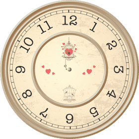 Love's Time The Heartfelt Clock PNG