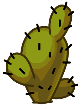 Vibrant Desert Cactus Delight PNG