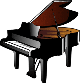 Elegance of the Grand Piano PNG