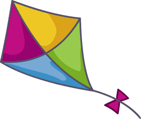 Vibrant Sky Kite Adventure PNG