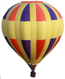 Vibrant Balloon of Adventure and Joy PNG