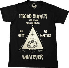 Bold Statement Cloth No Gods, No Masters PNG