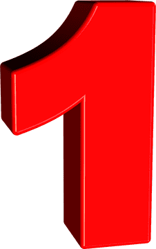 Bright Red Number Pad Key Highlight PNG