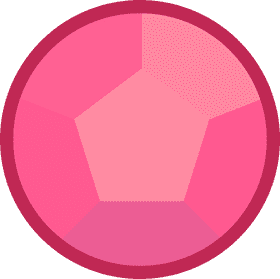 Radiant Pink Gem of Elegance PNG