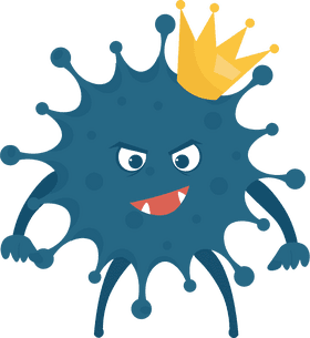 Coronavirus The Crowned Microbial Menace PNG