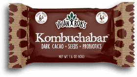 Kombucha Bottle and Snack Bar Delight PNG