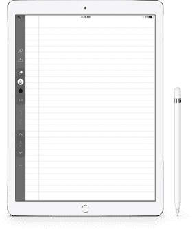 Blank Tablet Canvas for Creative Notes PNG