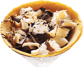 Decadent Kebab Dessert Delight Bowl PNG