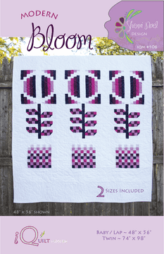 Modern Bloom Quilt Blanket Design PNG