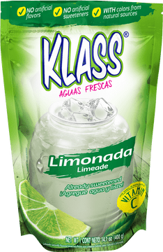 Klass Refreshing Limeade Drink Mix PNG