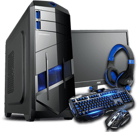 Stylish Gaming Keyboard Setup for Ultimate Performance PNG