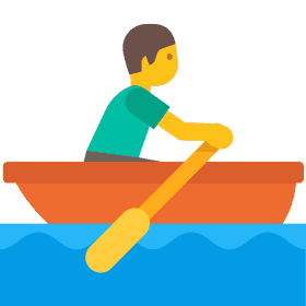 Colorful Sailing Boat Adventure on Calm Waters PNG