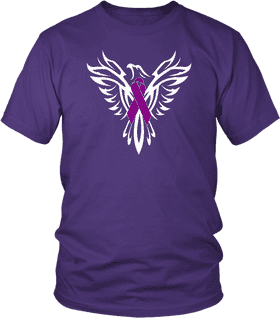 Phoenix Rising Awareness Ribbon Shirt PNG