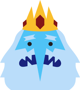 Majestic Ice Skates of the Frosty Monarch PNG