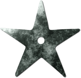 Elegant Jade Stone Star Decor PNG