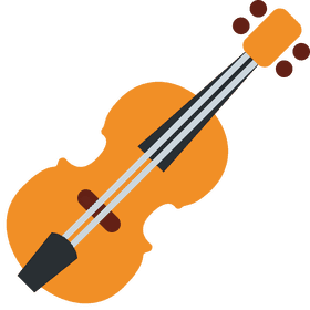Violin Melodies in Vibrant Harmony PNG