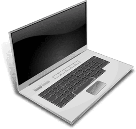Sleek Modern Laptop for Every Task PNG