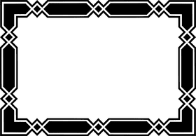 Elegant Decorative Folder Frame Design PNG