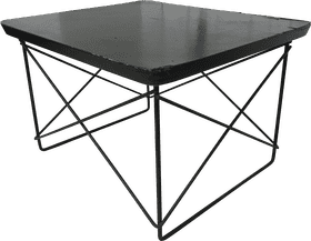 Minimalist Black Table Lamp Base PNG