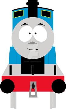 Happy Cartoon Train Express Adventure PNG