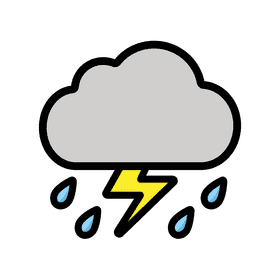 Rainy Thunderstorm Delight PNG