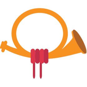 Vibrant Celebration with Party Horn Delight PNG