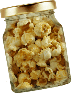 Deliciously Crunchy Popcorn Bucket Delight PNG