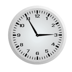 Classic Wall Clock Design PNG