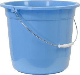 Blue Popcorn Bucket for Movie Nights PNG