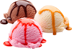 Delightful Ice Cream Sundae Treats PNG