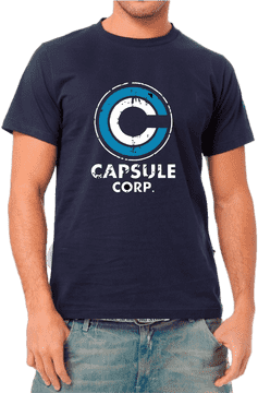 Navy Capsule Corp Adventure Tee PNG