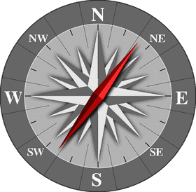 Compass Rose Navigating the Winds of Direction PNG