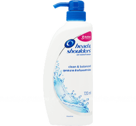 Head & Shoulders Clean & Balanced Shampoo PNG